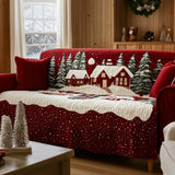 Quilted Sofa Cover Friends in the Snow