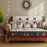 Quilted Sofa Cover Friends of the Snow – for Living Room