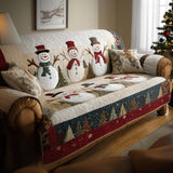 Quilted Sofa Cover Friends of the Snow – Soft to the Touch