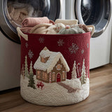 Quilted Laundry Basket — House in the Snow