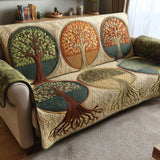 Quilted Sofa Cover Tree of Life – Soft to the Touch