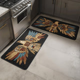 Non-slip kitchen rug with eagle and natural spirit NCU0TD1427