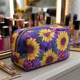 Quilted beauty case with decorative sun NCU0NT10240