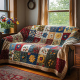 Quilted Sofa Cover with Sunlit Garden NCU0VL2993
