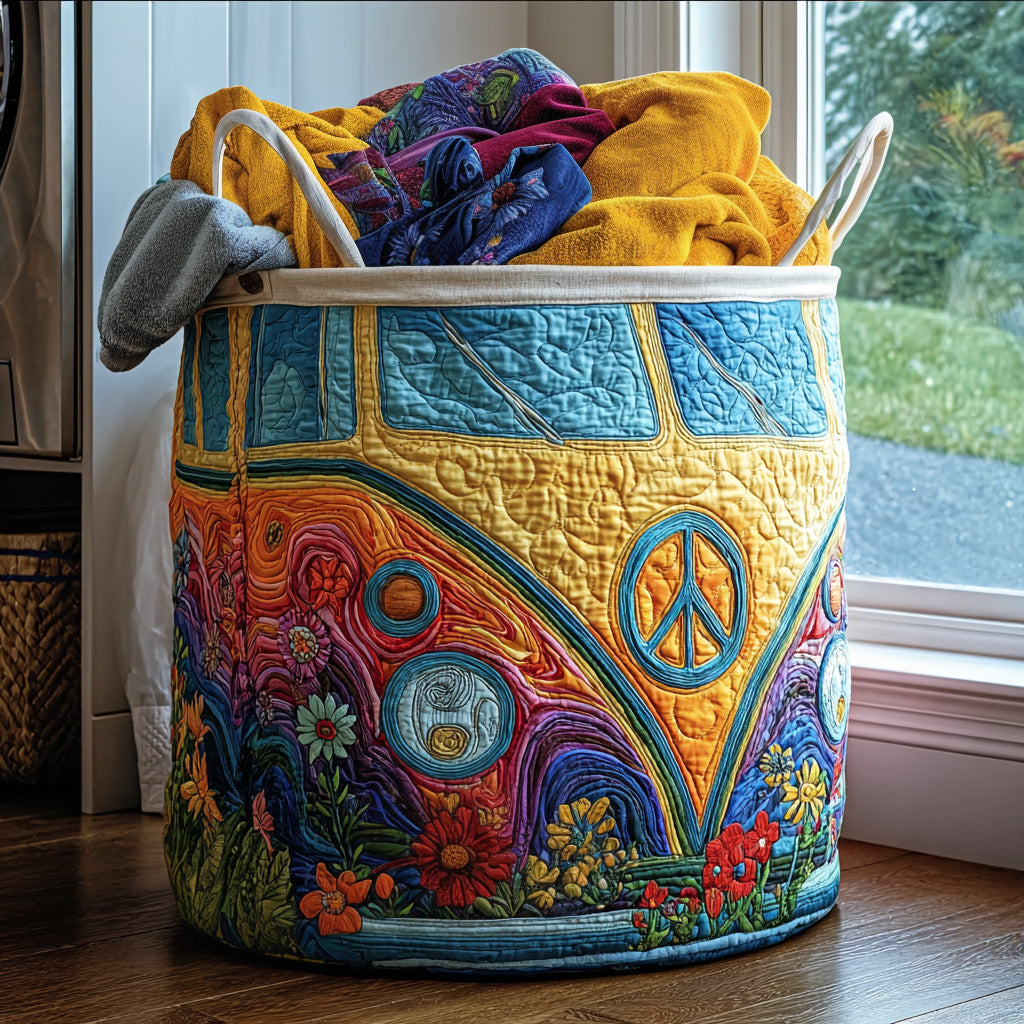 Quilted Laundry Basket — Van Hippie