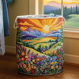 Quilted Laundry Basket — Dawn Path