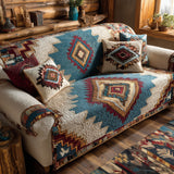 Quilted Tribal Horizon Sofa Cover