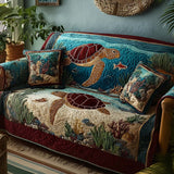 Quilted Sofa Cover with Turtle NCU0VT361