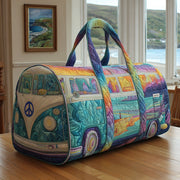 Quilted travel bag with camper van NCU0PT8933