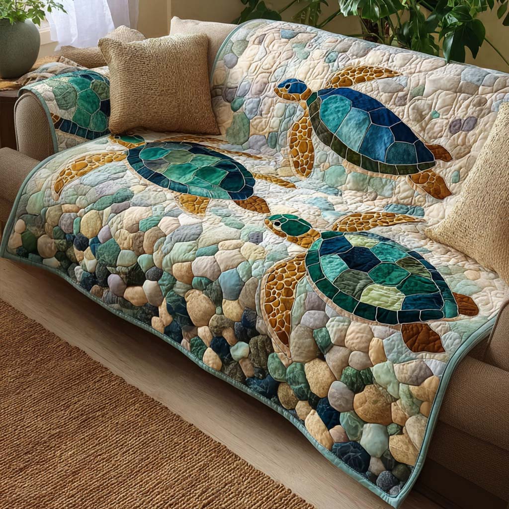 Quilted Turtle Sofa Cover