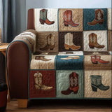 Quilted Sofa Cover Western Charm