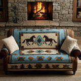 Quilted Sofa Cover Wild Harmony – for Living Room