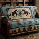 Quilted Sofa Cover Wild Harmony – Soft to the Touch