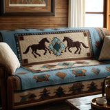 Quilted Sofa Cover Wild Harmony – for Living Room