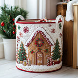 Quilted Laundry Basket — Winter