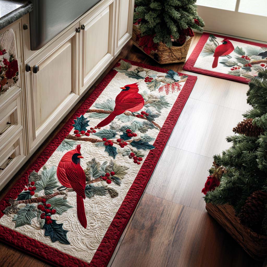 Classic Non-Slip Christmas Kitchen Mat NCU0VT323