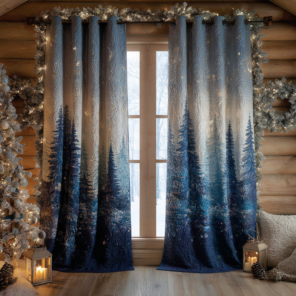 Quilted Curtains Forest NCU0VT331