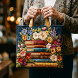 Artisan Floral Print Tote Bag