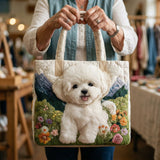 Charming Quilted Tote for Dog Lovers