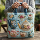 Quilted Floral Bag with Spring Pattern – Two Sizes