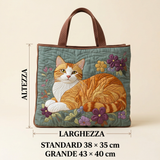 Quilted Red Cat Bag – Spacious and Lightweight