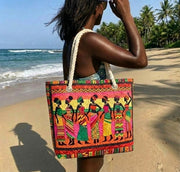 Quilted Beach Bag African Queens – Gift Idea